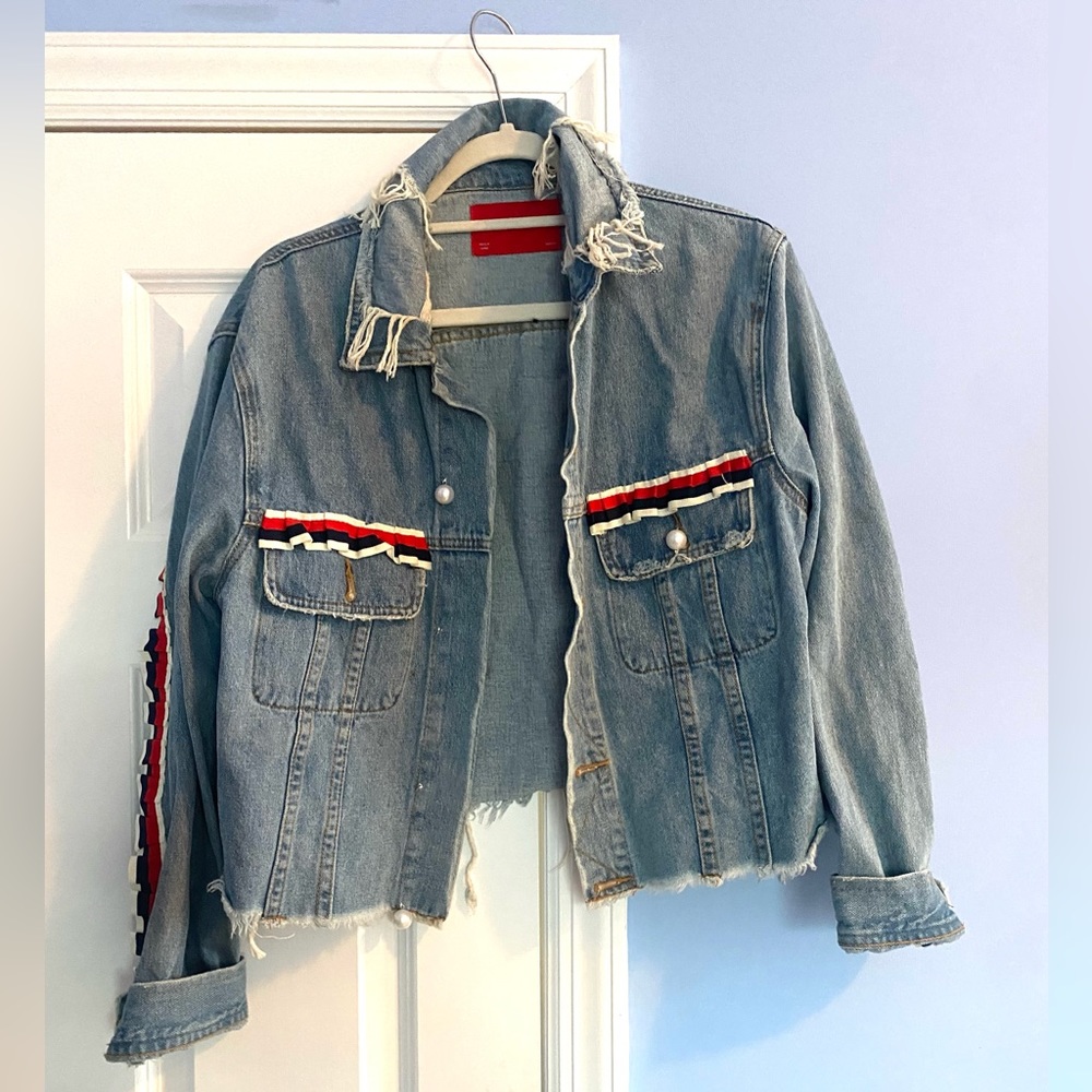 Cropped Jean Jacket